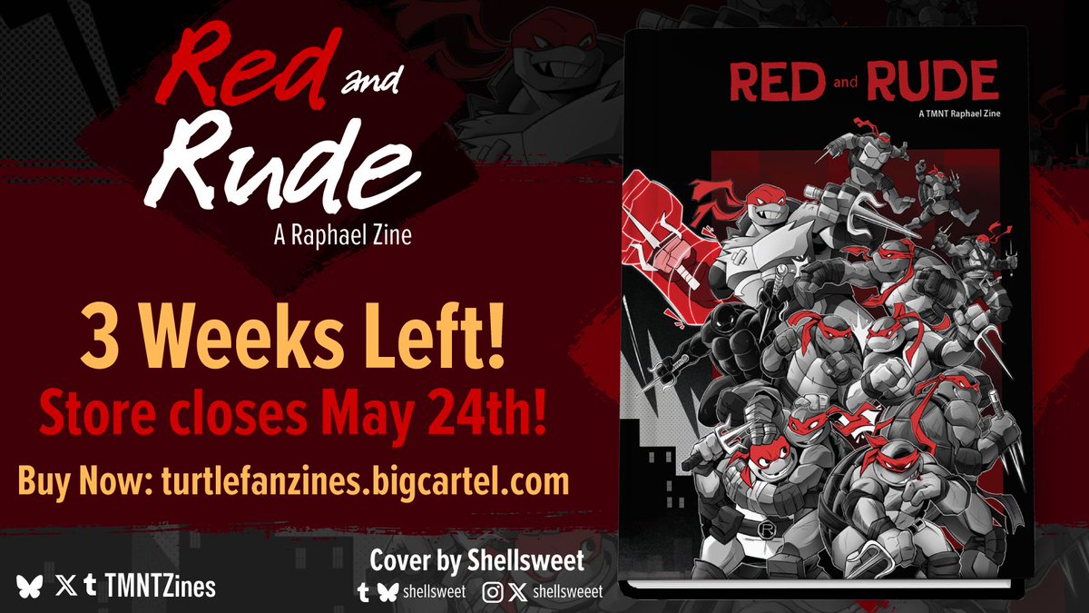 Red & Rude: A Raphael Zine - PREORDERS 4/7-5/24 tweet media