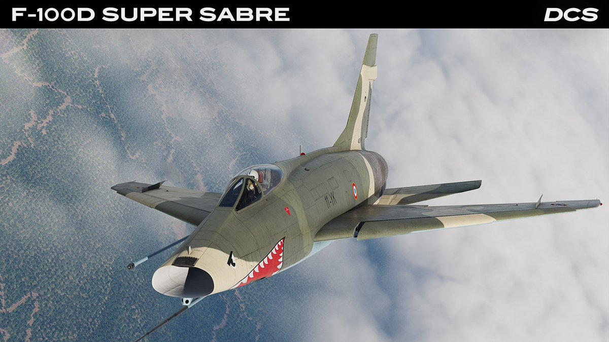 GrinnelliDesign's tweet image. Building on the legacy and performance of its predecessor, the F-100's distinctive 45-degree swept-wing design introduced unique handling challenges at low speeds. In particular, inexperienced pilots could encounter the notorious "Sabre Dance" grinnellidesigns.com/f-100d/