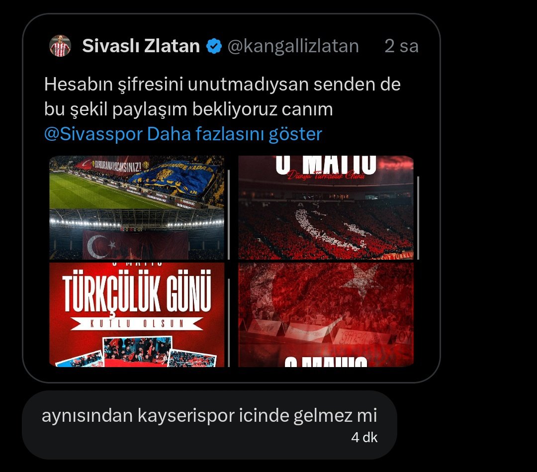 Sivaslı Zlatan tweet media