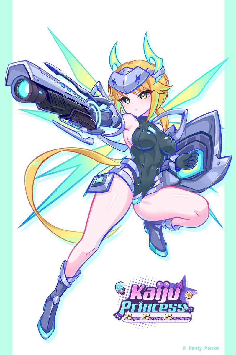 pantyparrot's tweet photo. ✨Kaiju Princess: Super Survivor Showdown -
🔥Survivor Appears『Type-V』🔥
⎾ Query, Survivor — are you here to interfere with this unit's mission to explore the unknown zone?🤖⏌
#KPSSS #怪獸公主 #怪獣姫 #KaijuPrincess https://t.co/J60RMswi0E