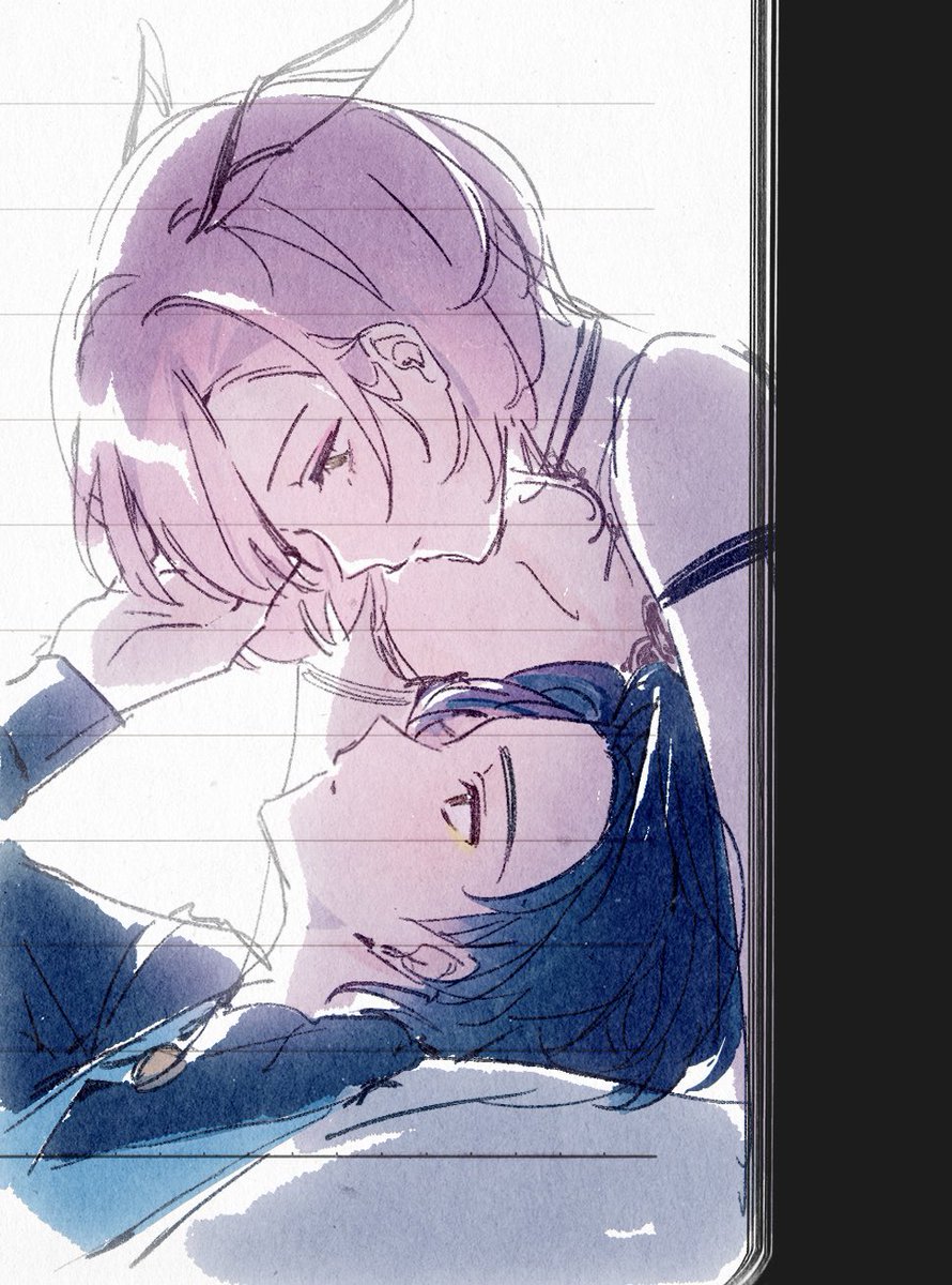 pale___u's tweet photo. #ユニヴェール美術部　#JACKJEANNE 
ソウキサ https://t.co/iTNTIhC2qH