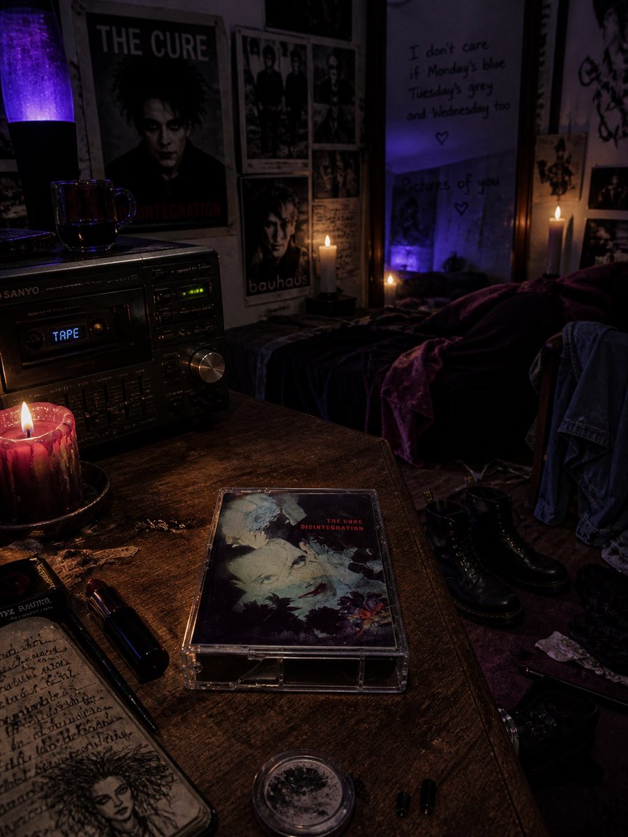 realSamGoodie's tweet photo. 🎶 #NowPlaying
🎧 The Cure – Disintegration 🖤🌧️
😎 Today’s vibe
A landmark gothic rock album—lush, dark, and emotionally heavy.
#TheCure #Disintegration #Music #MusicCollection #Cassette #CassetteCollection 🎵 https://t.co/7wcMgORjDE