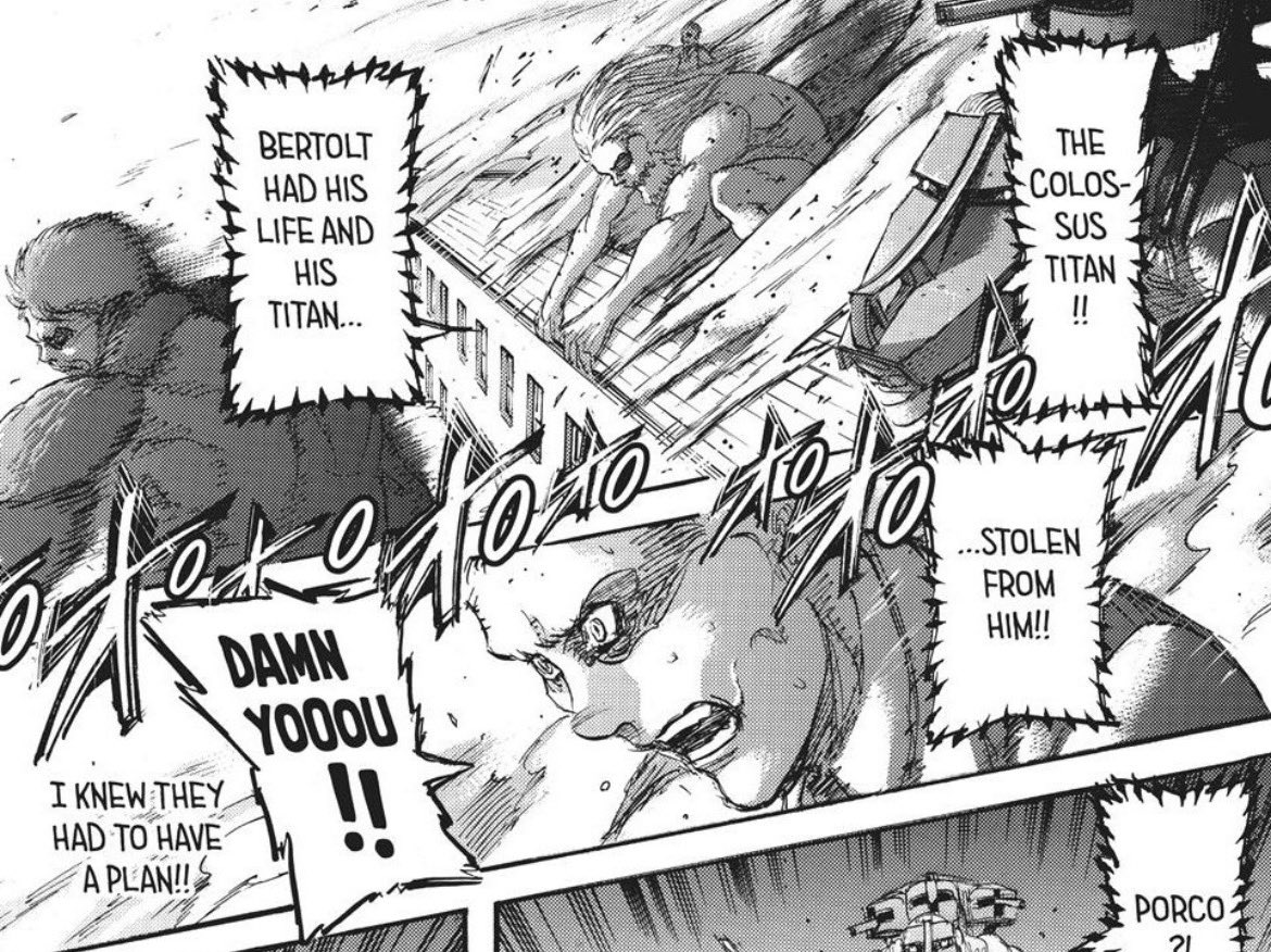 <a href="/spearbwrld/">mars 🫍 beru's sayang! ᡣ𐭩</a> YES this is why i love porco’s angry reaction so much… in porco’s eyes, bertholdt is still a little child and that’s who he imagined being murdered