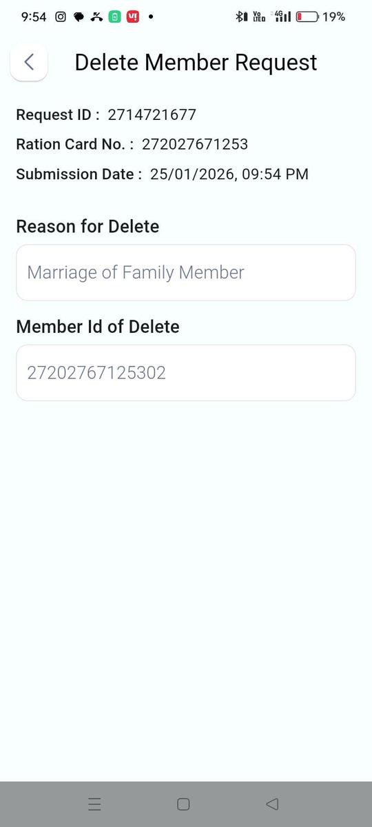 Samirshinde26's tweet photo. Name was reduced by mera ration app but still no process visible. screenshot attached. @fooddeptgoi @FCI_India @mofpi_goi https://t.co/XiXF3J9dOj
