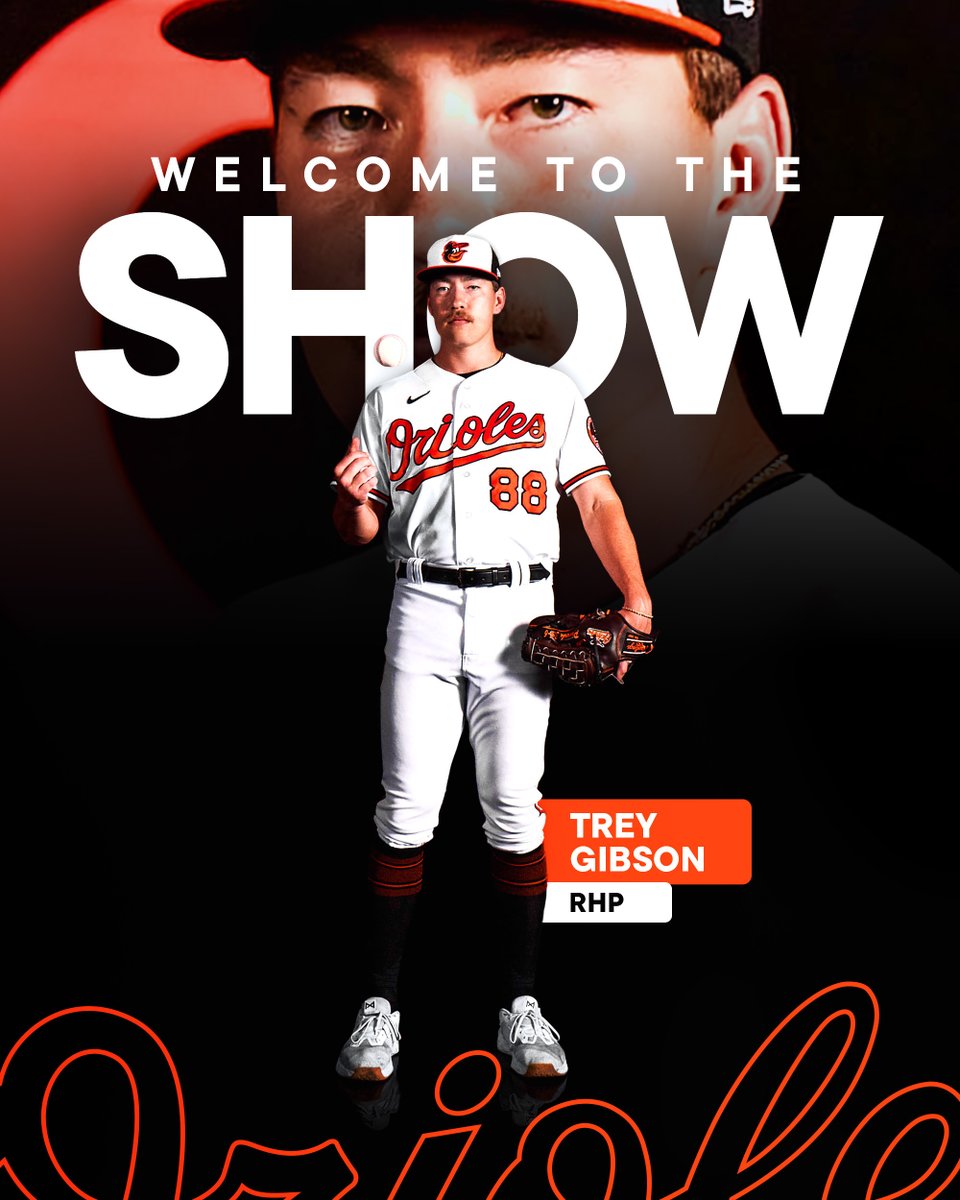 Welcome to The Show, Trey!

Gibson is the first Oriole to make his MLB debut as a starting pitcher in New York in team history (since 1954).