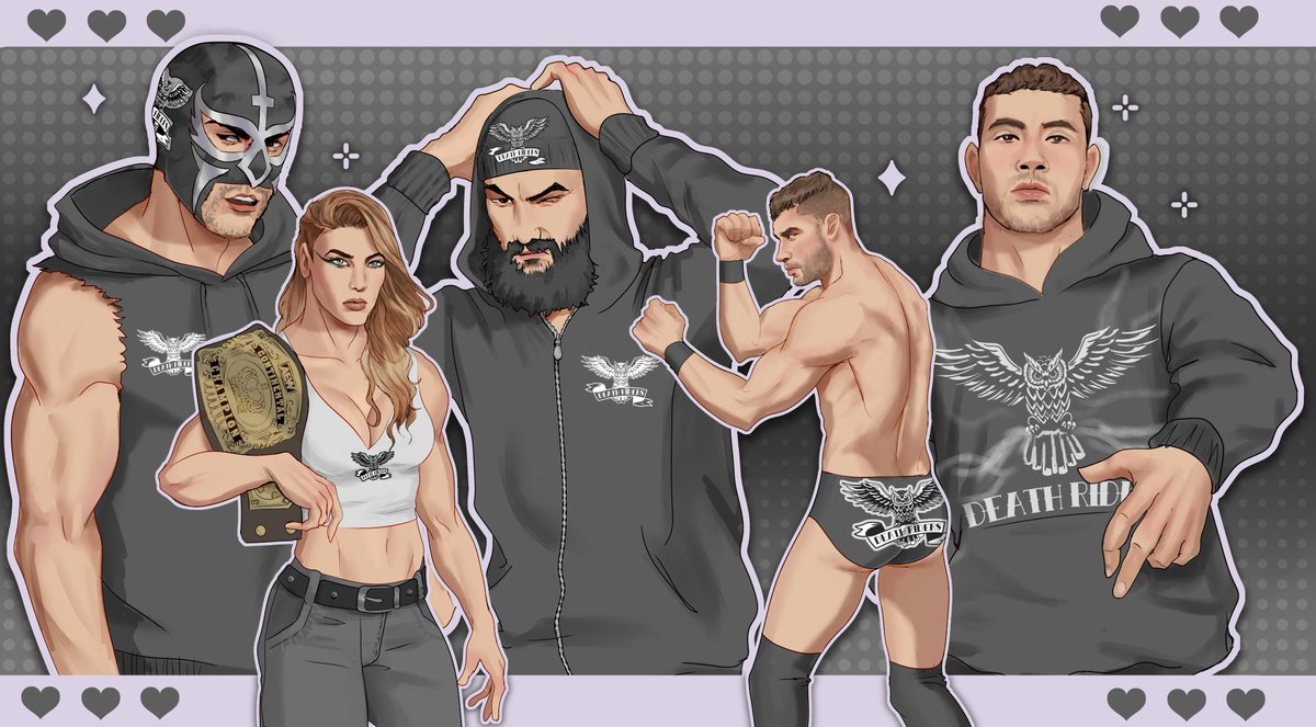 🦉I just think they're neat🦉
#DeathRiders #AEW #wrestling #fanart