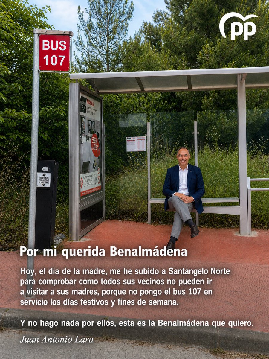 CalidadOfLife's tweet photo. 🚨 vergüenza @JuanALaraMartin ! Un finde más, un día de la madre más sin poder ir a visitar a nuestras madres 😞 pq nuestro querido alcalde no pone más frecuencia en el bus 107 😞 @ppandaluz @BenalmadenaAyto @Torremolinos_On @darioandalucia @malaga @malagahoy_es @AndaluciaJunta https://t.co/jxoPDJkzsA