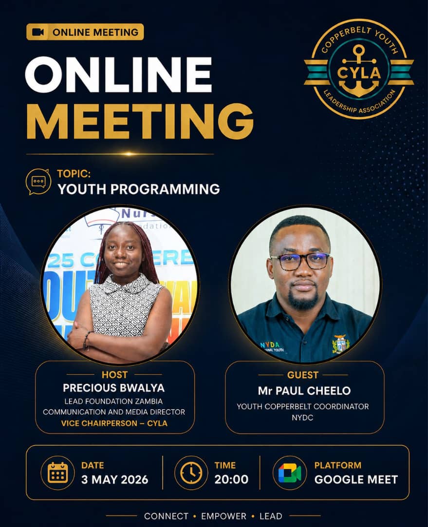lead_zambia's tweet photo. Join the conversation and be rest assured of learning practical and resourceful skills that will help you become a better youth in Society.
#WomenLead
#GoodMenProject
#WeLead https://t.co/FvZj0p0bcf