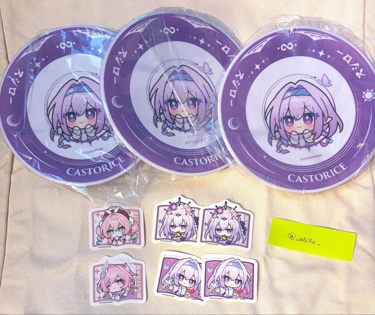 _a612c_'s tweet photo. 【交換】崩壊スターレイル スタレ スシロー

譲
すし皿￤ヒアンシー2 キュレネ キャストリス2 シークレット3

ステッカー￤ヒアンシー キュレネ キャストリス2 シークレット2

求
同種モーディス、前回ブートヒル

郵送または日時により都内手渡し可能です。 https://t.co/tXNQ2th7u5