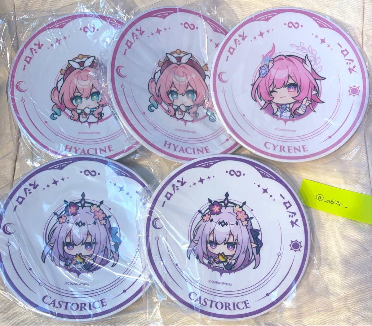 _a612c_'s tweet photo. 【交換】崩壊スターレイル スタレ スシロー

譲
すし皿￤ヒアンシー2 キュレネ キャストリス2 シークレット3

ステッカー￤ヒアンシー キュレネ キャストリス2 シークレット2

求
同種モーディス、前回ブートヒル

郵送または日時により都内手渡し可能です。 https://t.co/tXNQ2th7u5