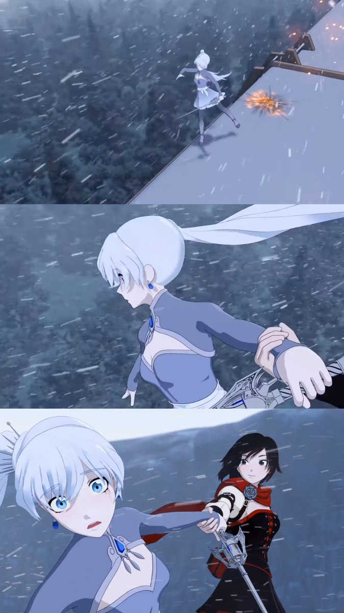 Dian011424's tweet image. #RWBY #Whiterose

I love how quickly Ruby acted in this scene; she was in front of Yang, Blake, and Weiss and came back to save Weiss.
