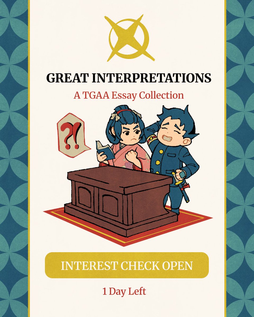 Great Interpretations: A TGAA Essay Collection tweet media