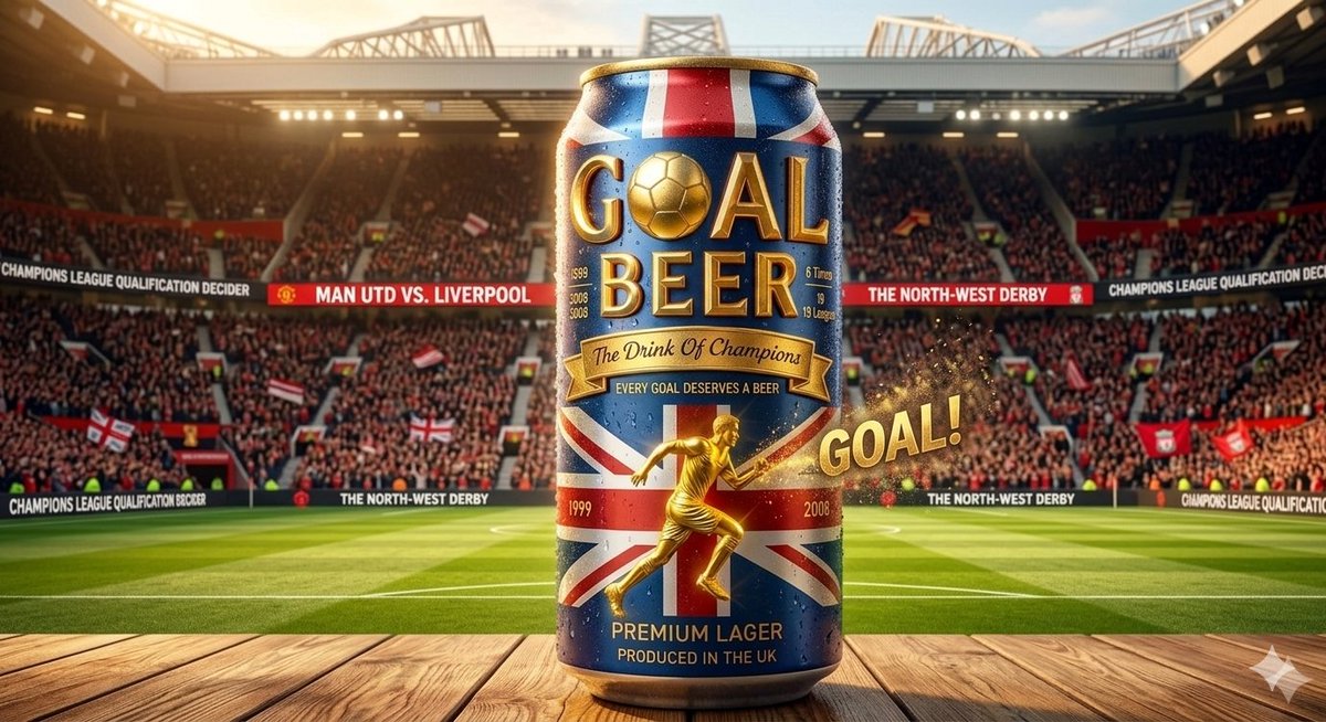 GoalBeerHQ's tweet photo. Goal Beer in one hand, Kebab in the other. 🤝
​Say hello if you’ve already placed your order! 👇
​#GoalBeer #TheDrinkOfChampions #PremierLeague #FootballCulture #MatchDay #Kebab https://t.co/ltGHmuEuWe