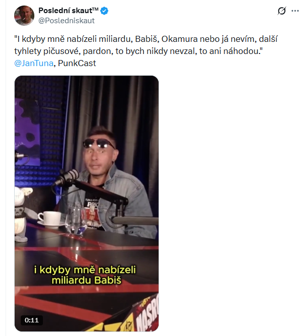 Jsem Zděšena! tweet media