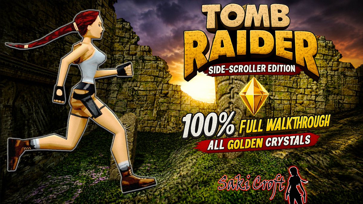 SakiCroft's tweet photo. Video link: https://t.co/j9p1Bk2hAN
Tomb Raider – Side-Scroller Edition | 100% Full Walkthrough | All Golden Crystals by: Saki Croft, level: @DelcaTheKitten & Trxye ! Thumbs up, share, hype!
#trle #tombraider #laracroft #sidescroller #tombraidercustomlevel https://t.co/QQImuaK1OK