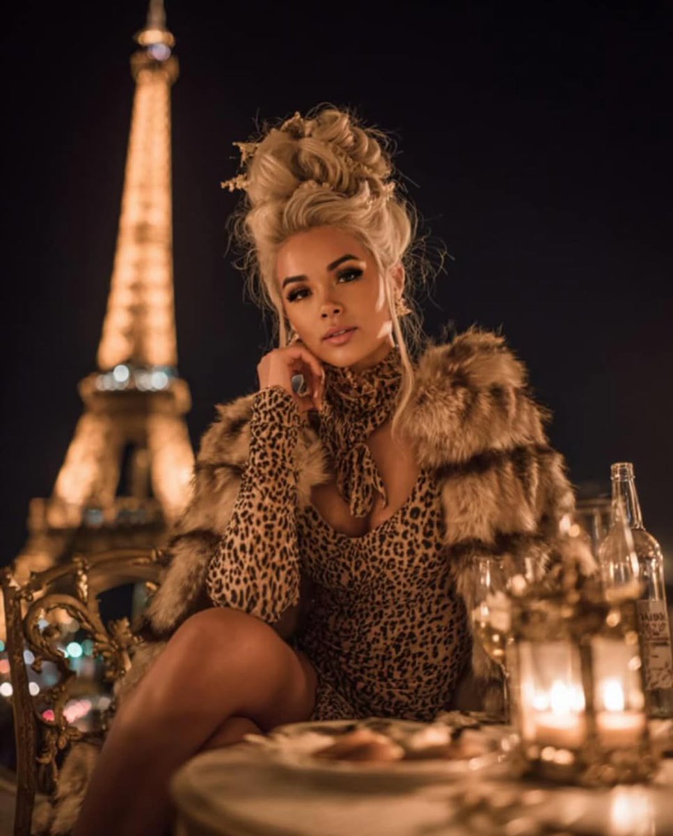 badmedina's tweet photo. Under the Paris lights, where elegance meets wild beauty. Thank you https://t.co/XEFnHMnOyE