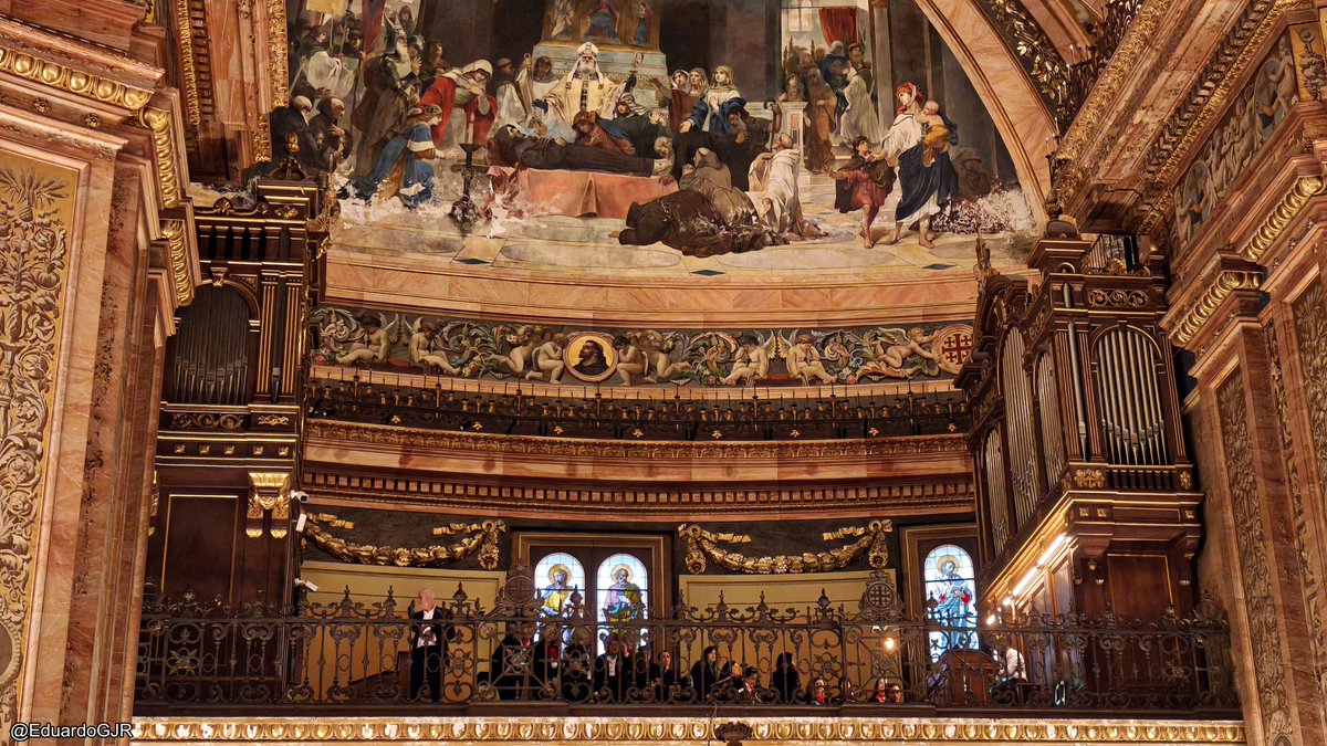 EduardoGJR's tweet image. Ayer tuve la ocasión de volver a visitar la Basílica de San Francisco el Grande, después de muchos años y de su reciente restauración. Está magnífica. Las fotos no le hacen justicia, pero si no es la iglesia más bonita de #Madrid, poco le falta.