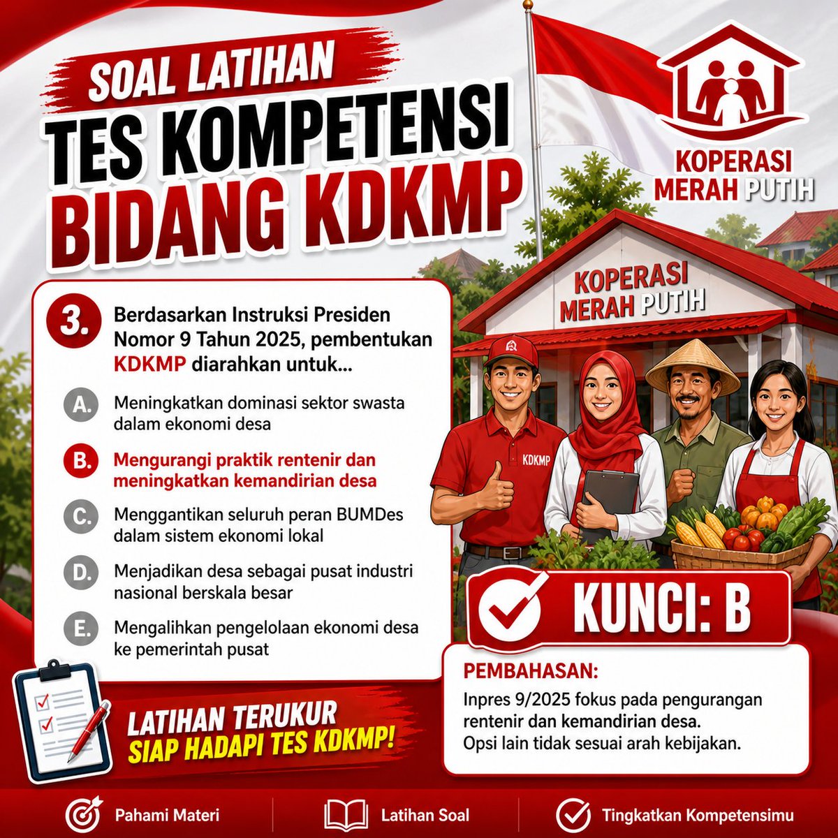 grimjow44's tweet photo. guys belajar test kompetensi bidang kdkmp jangan lupa itu buat posisi manajer penentu kelulusan juga selain tes kognitif

https://t.co/lWxJG69SYB https://t.co/w0J30aihAs