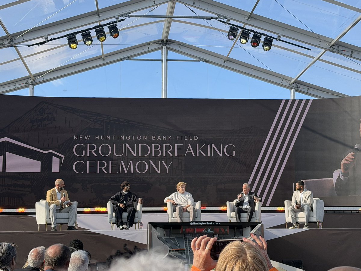 therevitsaver's tweet photo. Honored to have been able to attend the 2026 Cleveland Browns Groundbreaking Ceremony with my incredible HKS, Inc. Sports teammates in the beautiful city of Brook Park.

#DigitalPractice #DigitalDelivery #SportsArchitecture #ProjectMilestone #DesignTechnology #Teamwork https://t.co/u8r3sH6mVb
