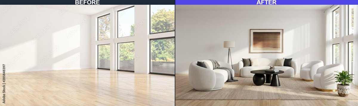 roomellowHQ's tweet photo. Instantly transform your space. Tired living room? See how you can reimagine it with real, modern furniture pieces in seconds. No guesswork, just your dream design. Your future living room awaits!

#modernhome #aivisualization https://t.co/BuFRCB25ih