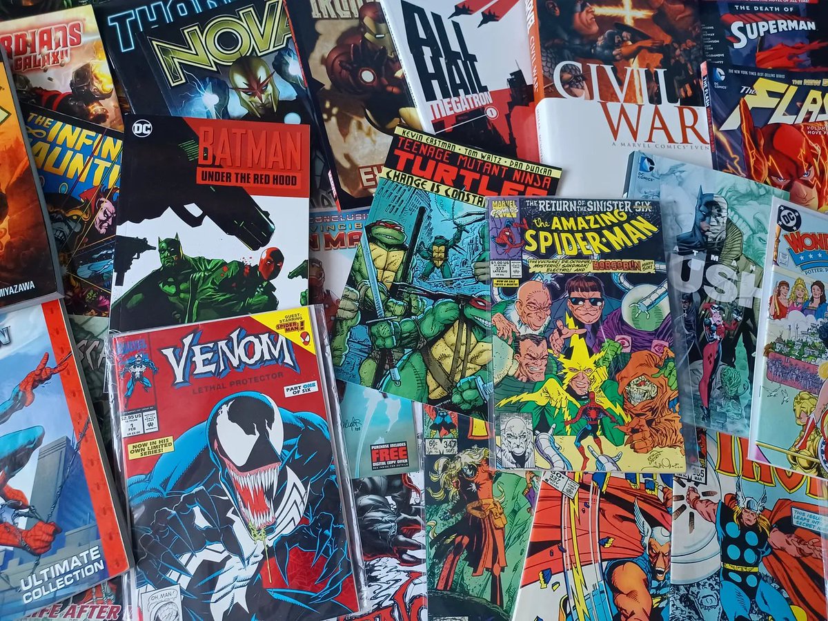 BritishMonkey92's tweet photo. After Free Comic Book Day this weekend there are likely going to be new readers getting into comic books.
And lucky for you, I have this handy dandy guide for you to easily get into them! And it’s fun too!
#fcbd
https://t.co/wFrb8QuPub https://t.co/noGE0sMwka