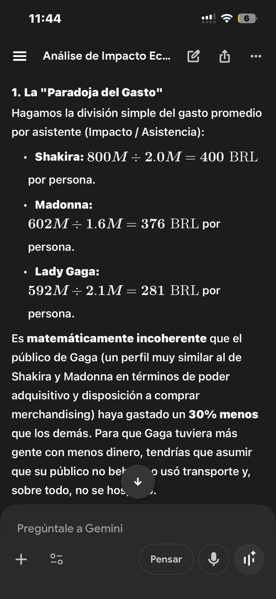 whereCR's tweet photo. @swiflyn Shakira si superó a Gaga y amo tanto ver cómo les duele. ❤️❤️❤️❤️💪🏼😭

Claude: https://t.co/1q0sXra2St

Gemini: https://t.co/gv5gpnGIc0

ChatGTP: https://t.co/hAk2AtbMmF https://t.co/ar0ax8jHpC