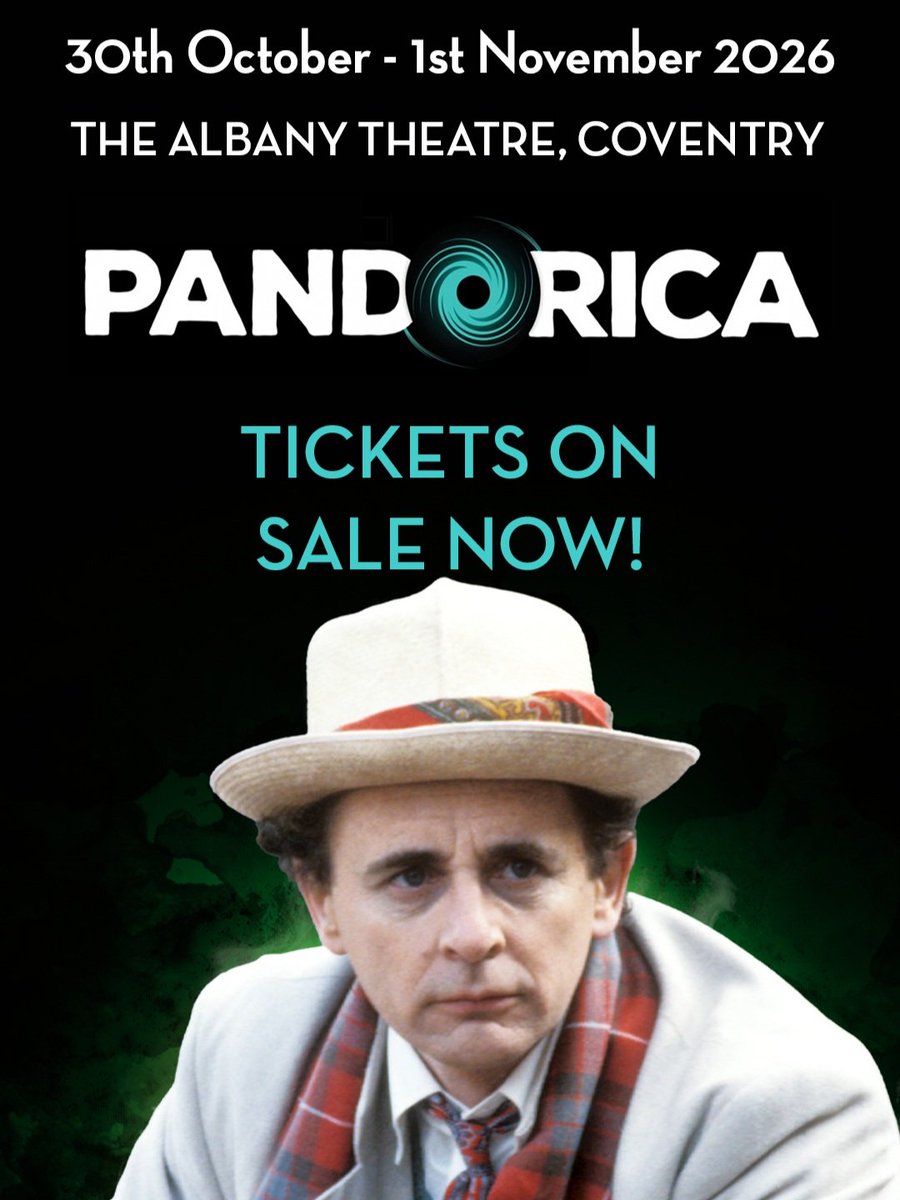 fantomfilms's tweet image. Join us in Coventry this Halloween for a weekend of #DoctorWho treats! #Pandorica2026 will be at the Albany Theatre, tickets available now:
fantomevents.co.uk