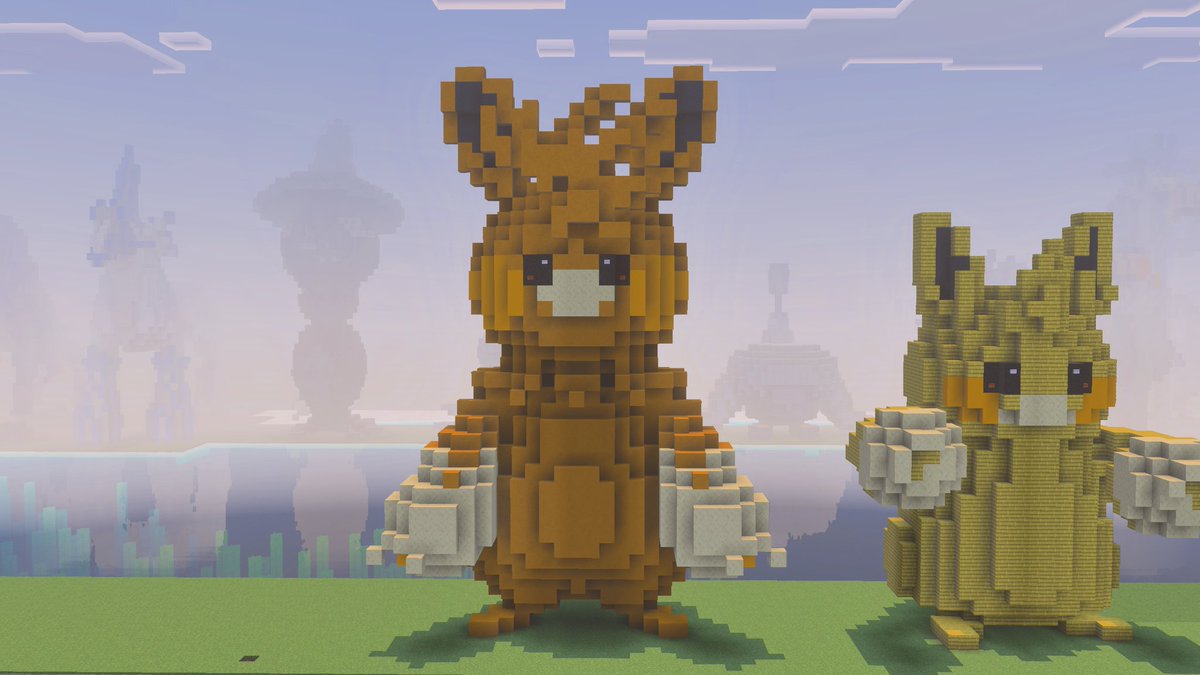 sleinyboy's tweet image. Pawmot

#pokemonart #minecraftbuilding #pawmot #パーモット #pokemonminecraft