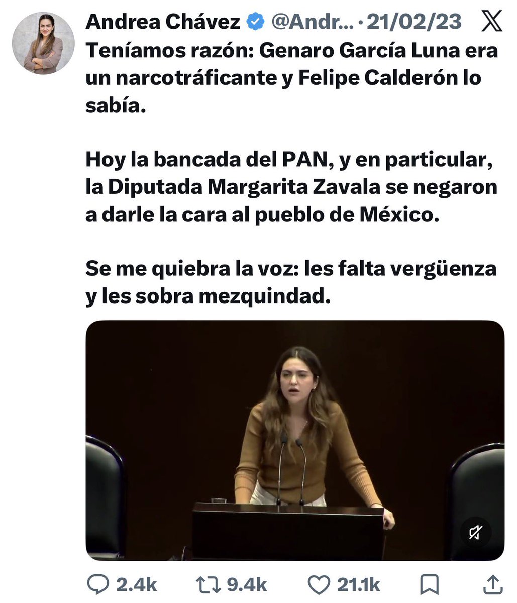mrfiscal2024's tweet photo. @AndreaChavezTre Cállese el ocico que usted estuvo chingue y chingue y resulta que están peor, pobre pendejada https://t.co/goVFN1WLir