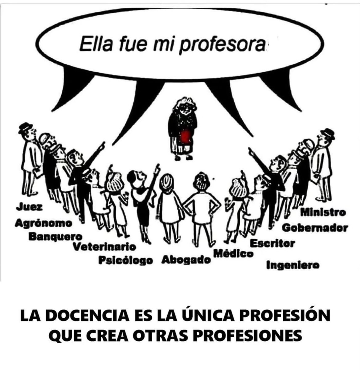 Gracias a todos nuestros maestros. 🤓