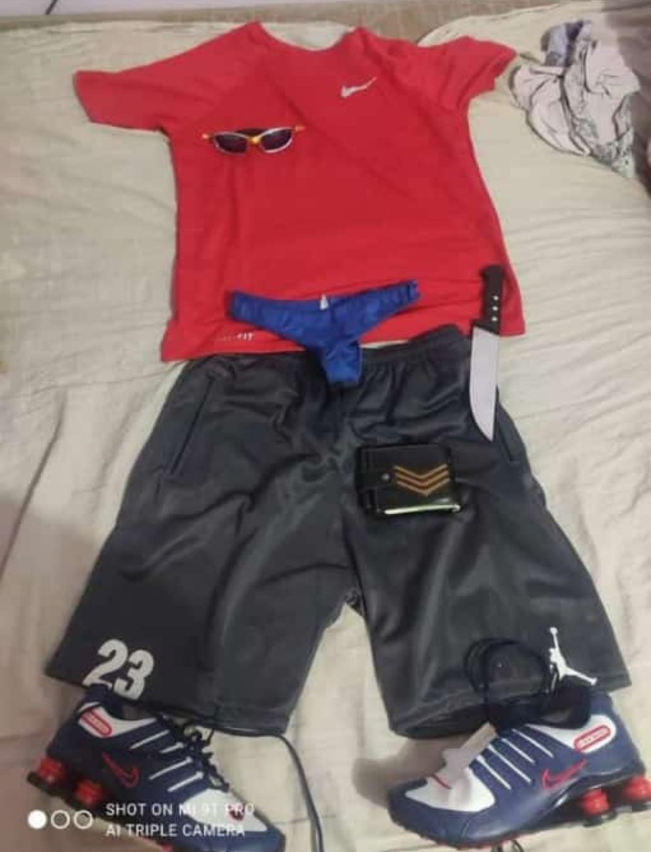 ja separei minha roupa pro show do rush