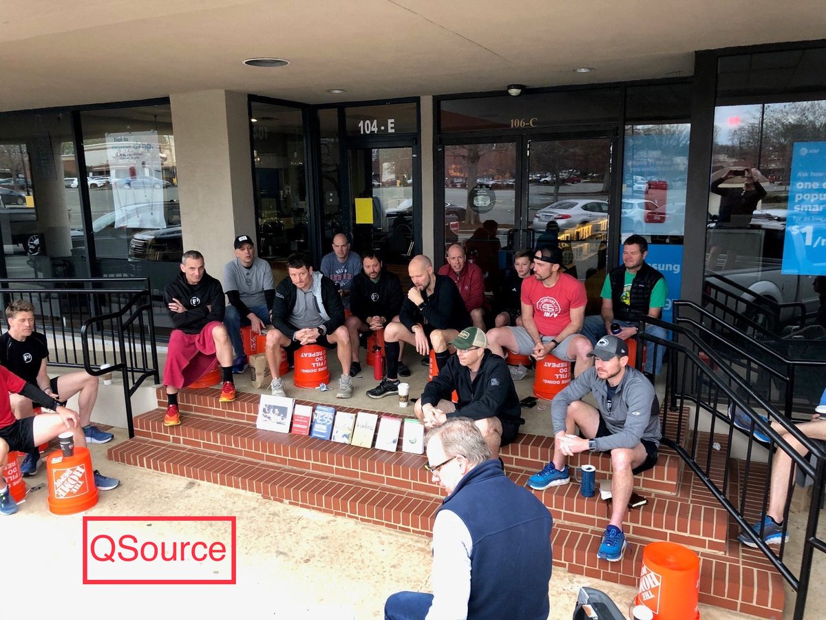 dreddcnc's tweet image. 19 PAX Posted to @F3Qsource in @F3Metro for #Meeting this AM

Q: MaxwellSmart

PAX: Monk, TorchBearer, Panda, Titanic, Newport, Bjacked, Chowda, Casey, Swap, Moonshine, Coach, Kodak, Lando, WhatDid, Halfpipe, Sharona, Mongol and YHC 

#SecondF