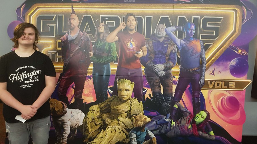 ster_defense's tweet photo. Happy 3 year anniversary to my Favourite film of all time #gotgvol3 https://t.co/XyHztO8cHi