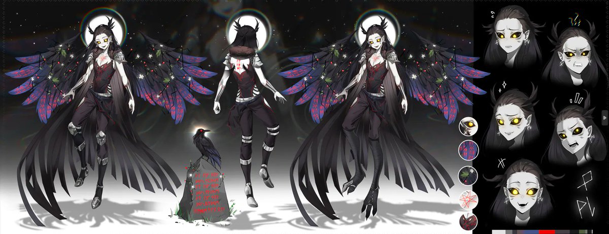 Puzal Pooka 🐦‍⬛🎪 | Fair Folk Corvid Vtuber tweet media