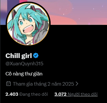 Chill girl tweet media