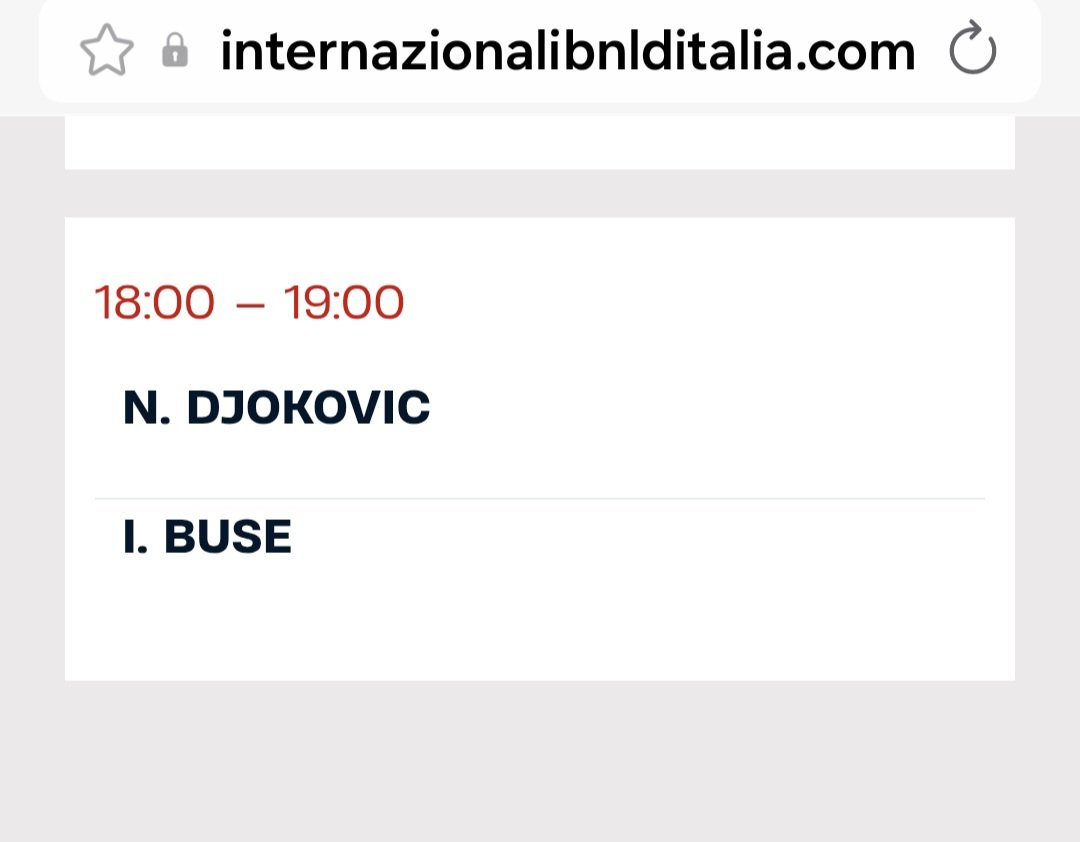 MilicaM84932667's tweet image. ✨️ @DjokerNole 
@InteBNLdItalia 🇮🇹
Practice schedule 🎾
🗓 Monday  👀
⏰️ 6 p.m - 7 p.m local time 

#Djokovic  #NoleFam