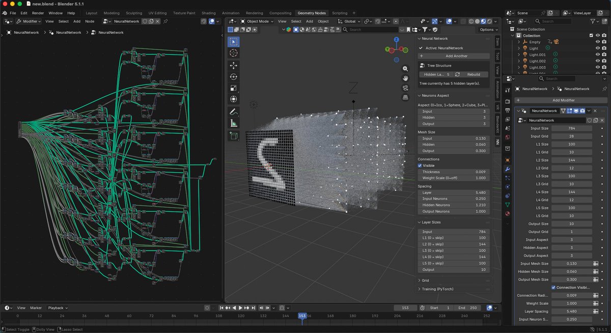 oxvision's tweet photo. Hidden layers are now created dynamically, so you can create as much your memory permits the computation. https://t.co/2eYXCSu3Yd