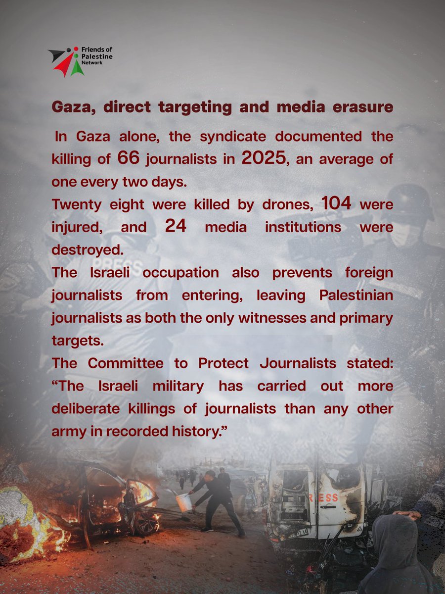 Friends of Palestine tweet media