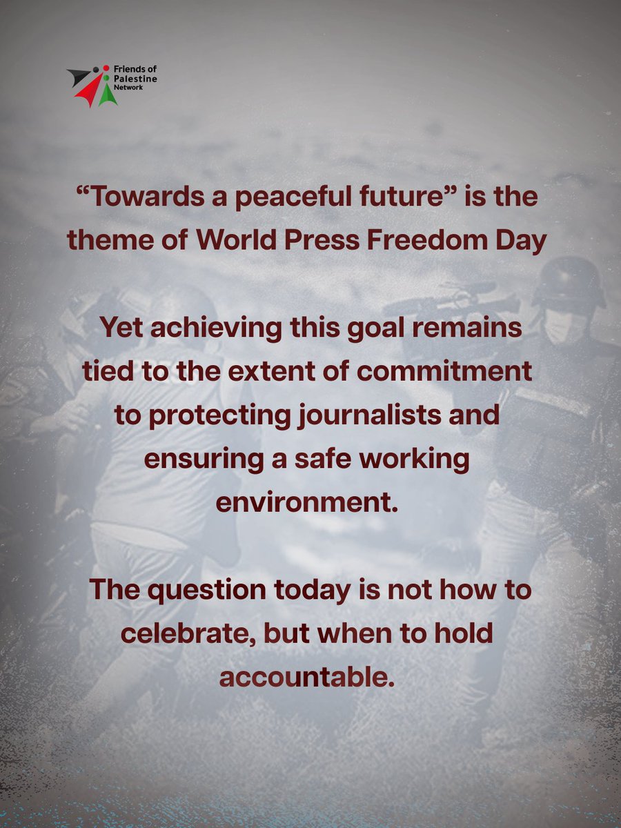 Friends of Palestine tweet media