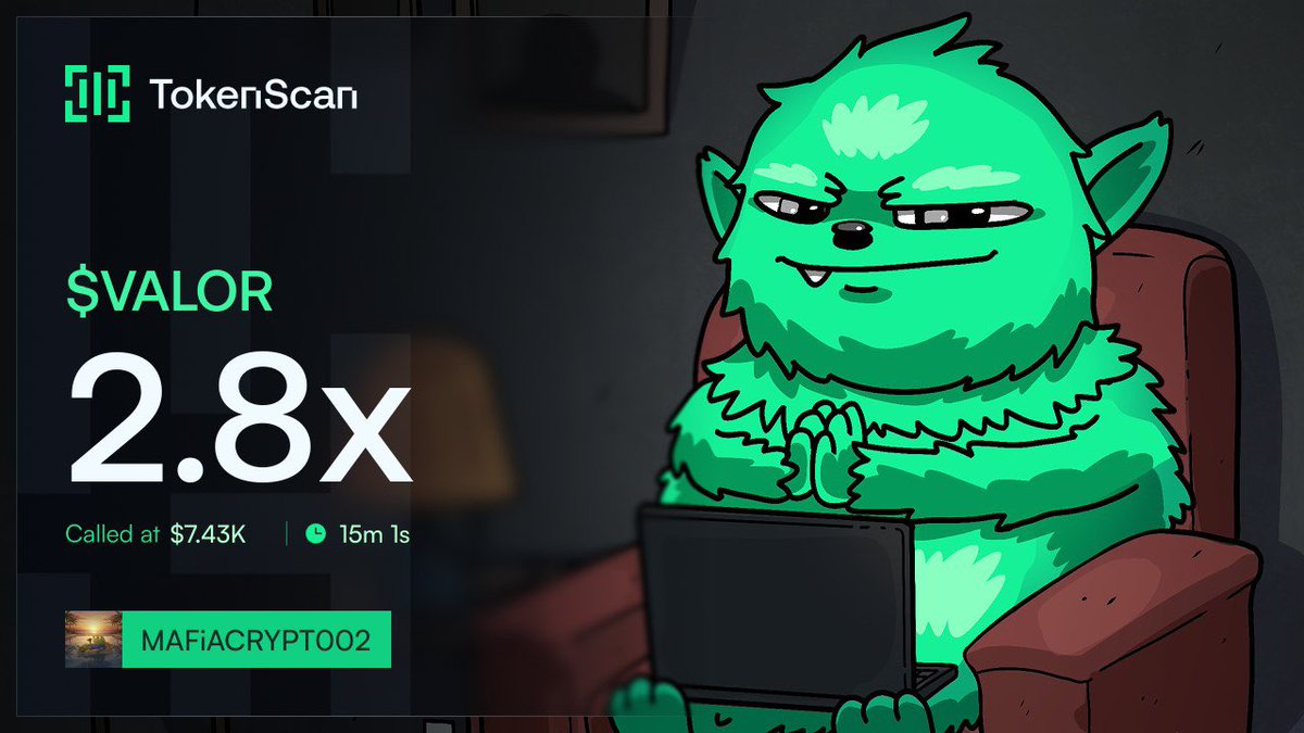3x
$VALOR
Ca>

/pnl 583Wz7pEssRMsb6qtA9pPnyKuHJnxHxP6raNpzrApump

#Solana #sramhr #trading #memecoin #sol #degen #CryptoTrading