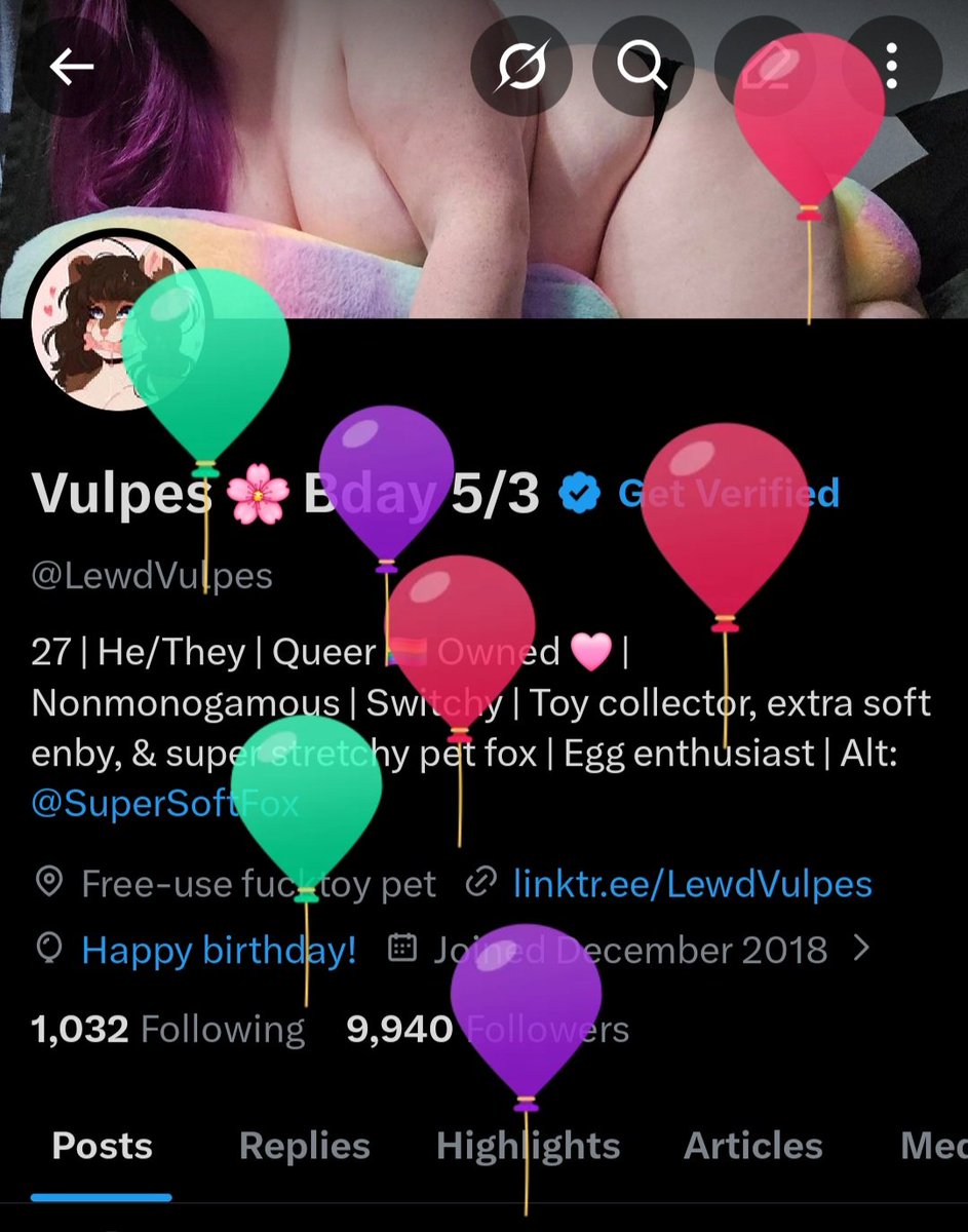 Vulpes 🌸 Bday 5/3 tweet media