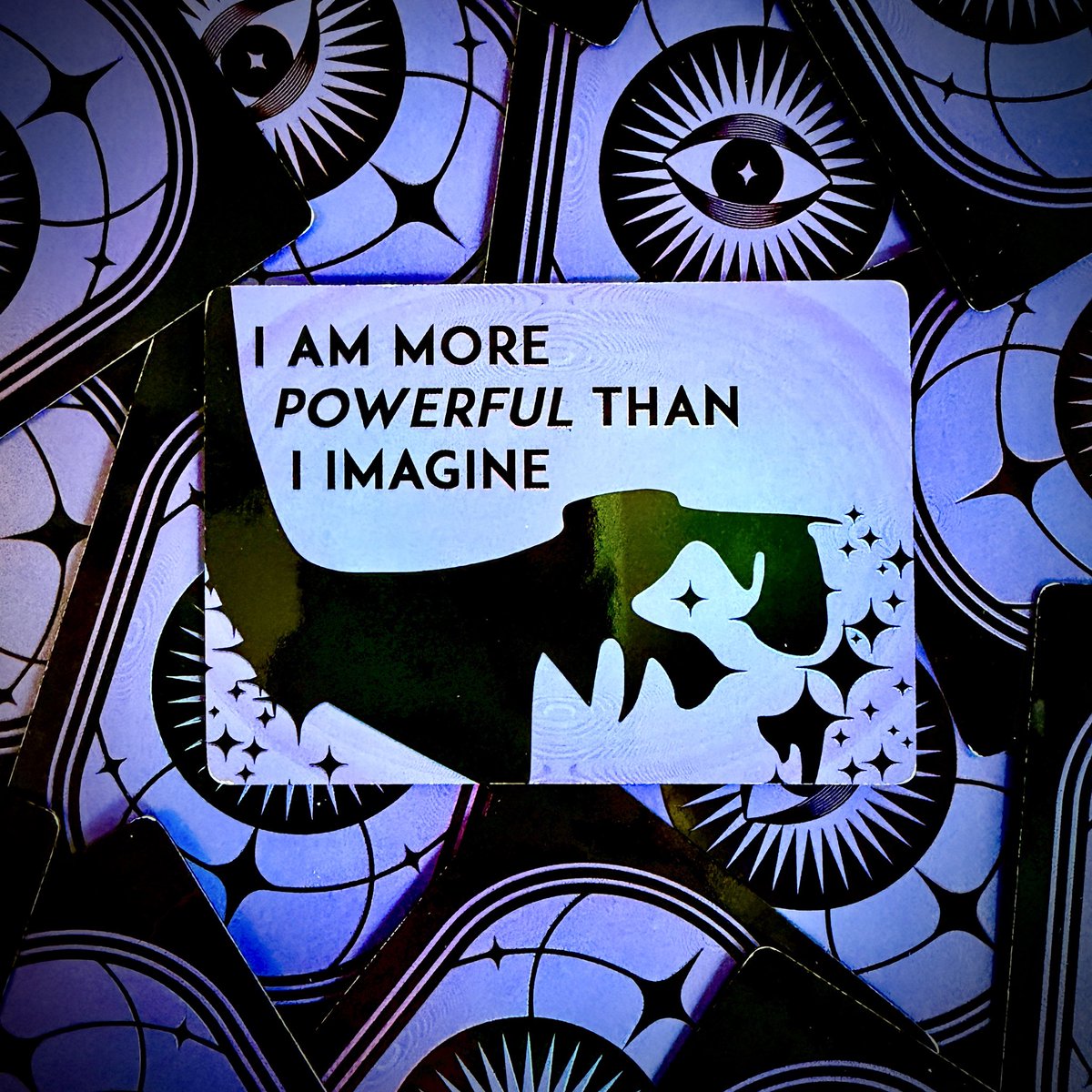 TheMadamAdam's tweet image. ✨✨✨

From EVENTIDE - Messages of Affirmation - 
by Threads of Fate

#madamadam #oracle #wellness #affirmation #lgbtqia