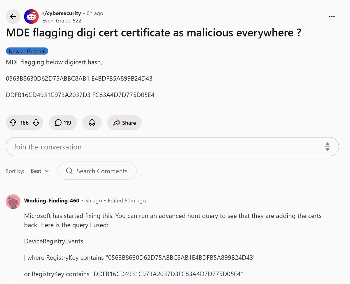 bhttparitosh's tweet photo. "wait, something's off here"
https://t.co/KK6uixD0tP
https://t.co/z92N7tj8Vo
#msdefender #defender #digicert #quarantine #threatintel #microsoft https://t.co/EgUE54nJYV