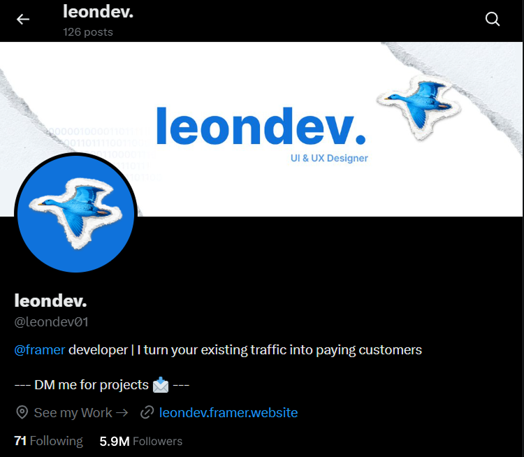 leondev. tweet media