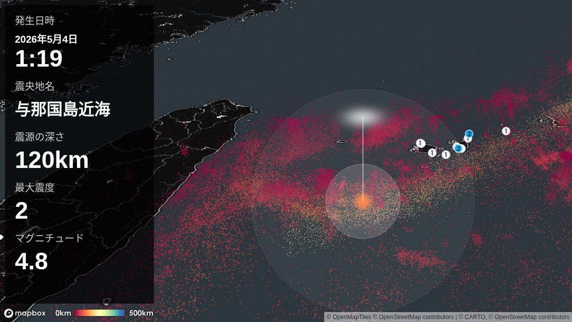 Japan EQ Locator tweet media
