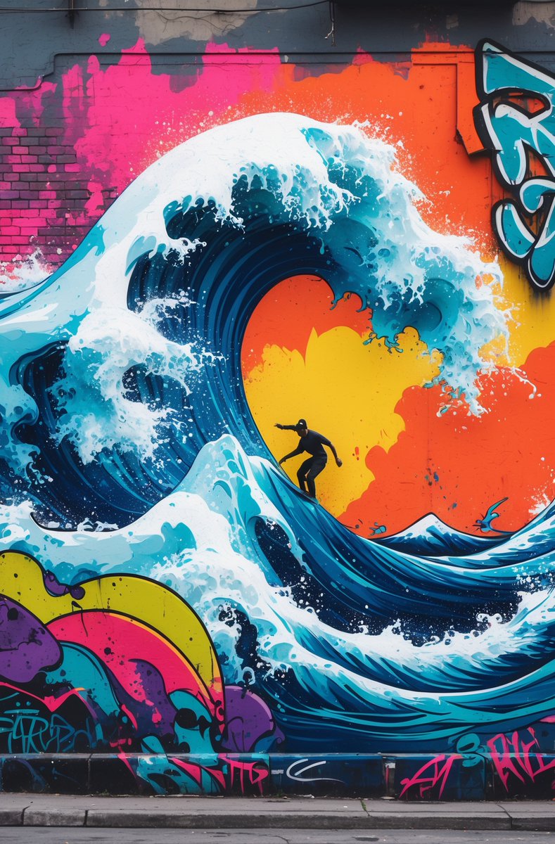 surfreportbr's tweet photo. A cidade ganha cor quando a onda quebra no concreto 🌊🎨
Arte de rua que transforma qualquer parede no sonho de todo surfista.
#SurfReport #SurfArt #StreetArt #SurfCulture #WaveLife #GraffitiArt #UrbanSurf #Surfing #WaveVibes #ArteUrbana https://t.co/LwXJ8Vb4xw