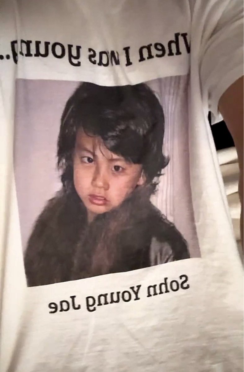 ericaltruistic2's tweet photo. eric shirt 😭😭😭

“when i was young, Sohn Young Jae” https://t.co/0xWNQDLZUI