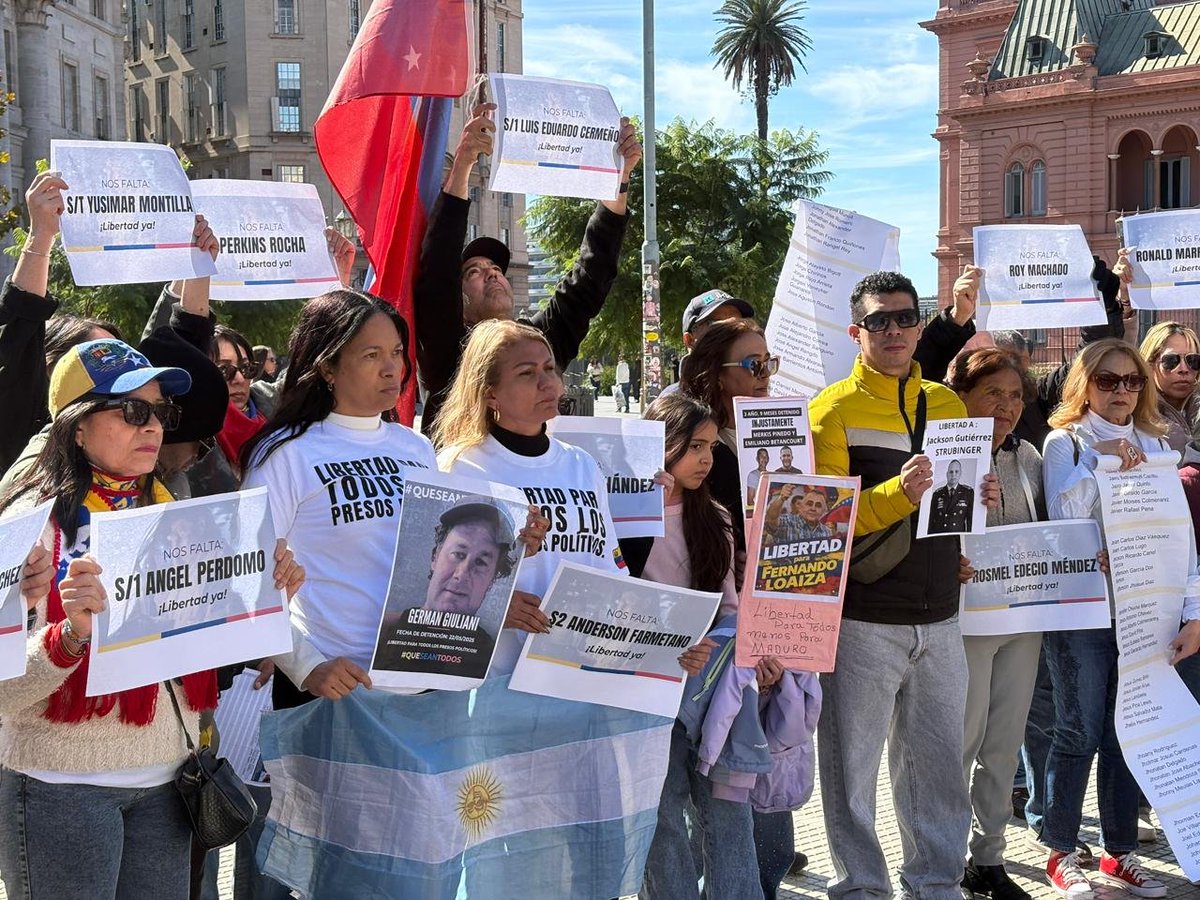 EliTrotta's tweet image. Desde Buenos Aires: libertad para Germán Giuliani y para TODOS los presos políticos de la dictadura chavista.

#QueSeanTodos