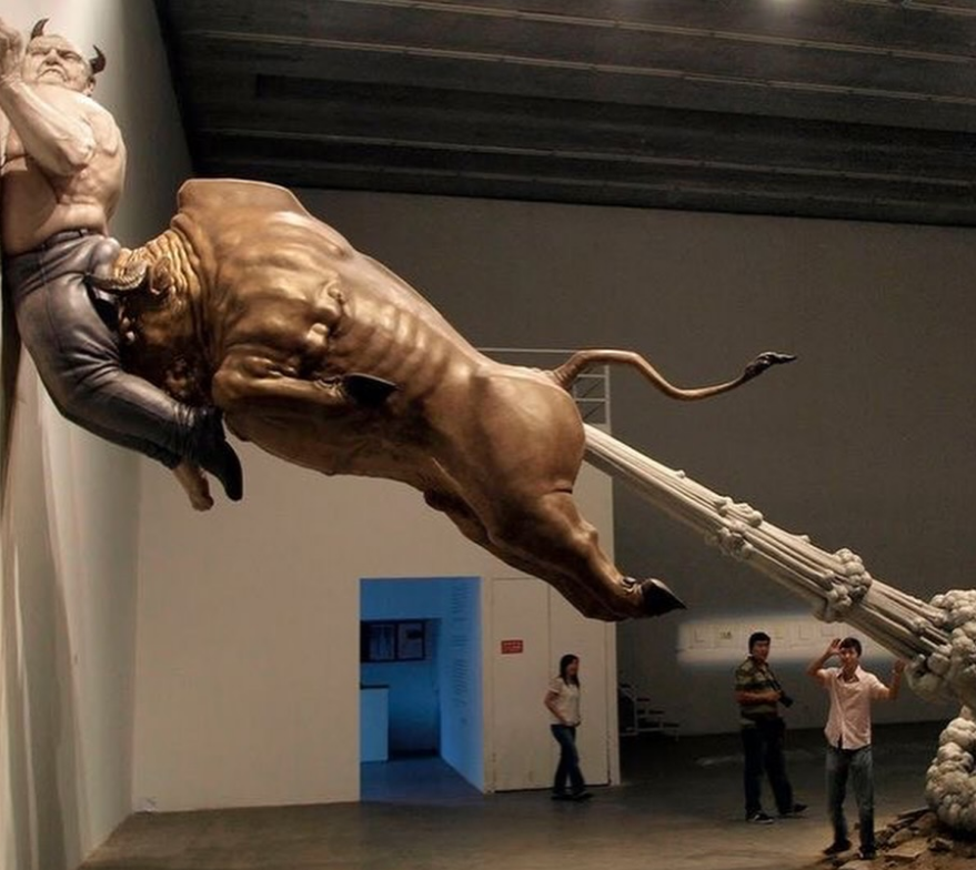 ynkanker's tweet photo. This art piece by Chen Wenling is going viral on instagram and is literally called Bull Fart

This shit is genny fart stuff always does good in the trenches and + its a bull

ig post :
https://t.co/RigFjr46AB

https://t.co/TDw3tXCUXL https://t.co/sBxHpx0UMK