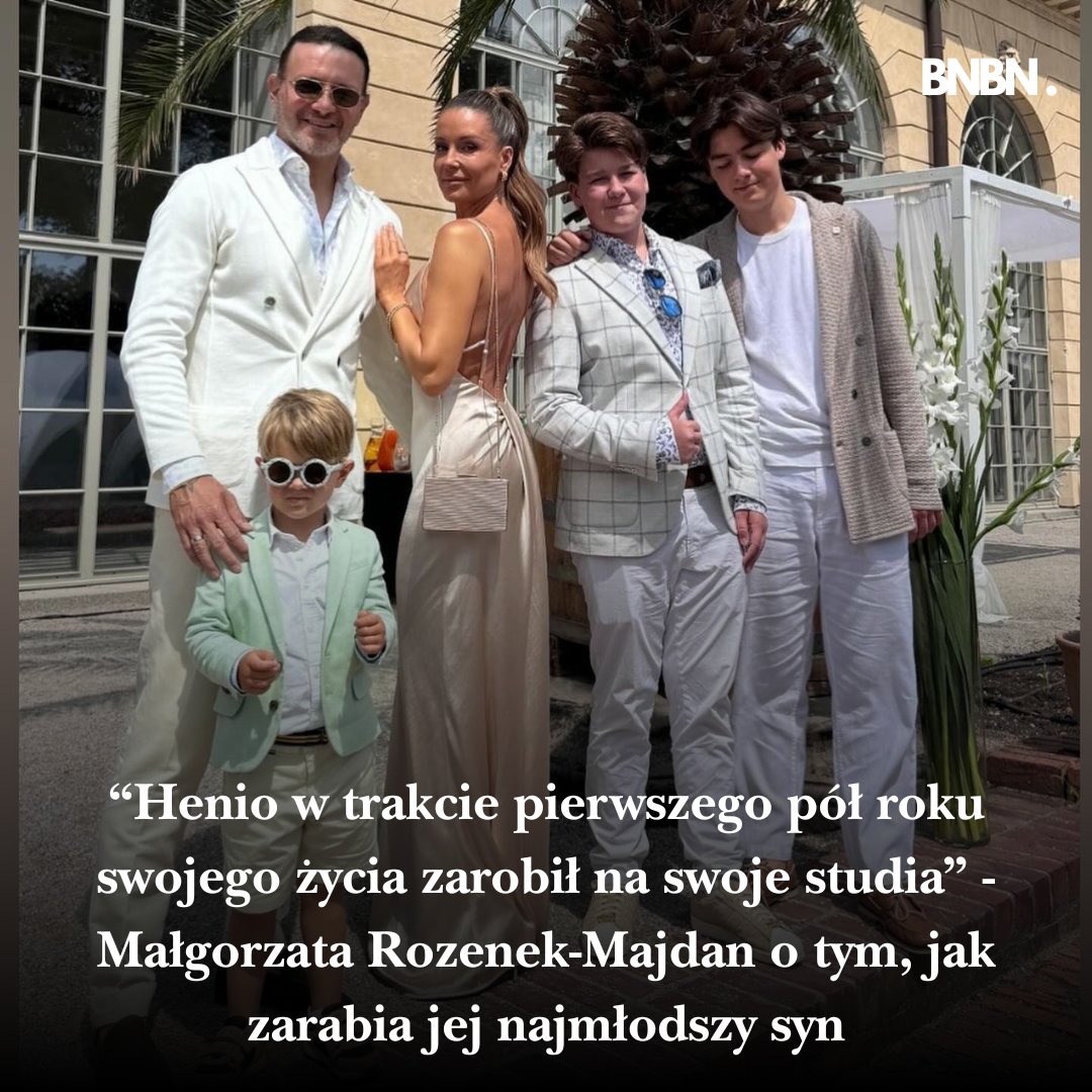 Małgorzata Rozenek-Majdan w podcaście „Call Me Mommy” podzieliła się szczegółami dotyczącymi finansowej przyszłości swojego najmłodszego syna. 

#MałgorzataRozenekMajdan #Henio #Zarobki